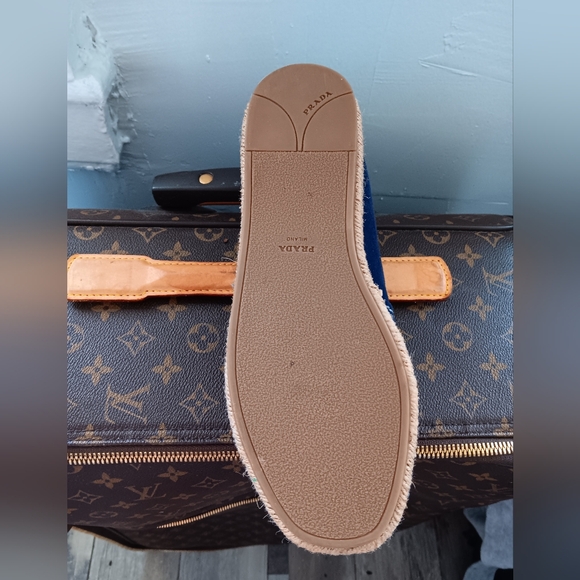 Prada espadrills in blue sued. Size 38.5. Brand new - Picture 4 of 4